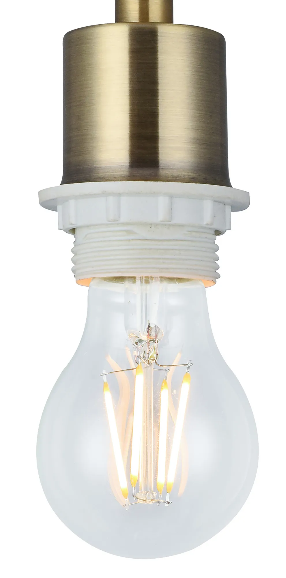 Baymont 50cm Semi Flush 1 Light Antique Brass, Antique Gold/Ruby, Frosted Diffuser DK0188  Deco Baymont AB AG